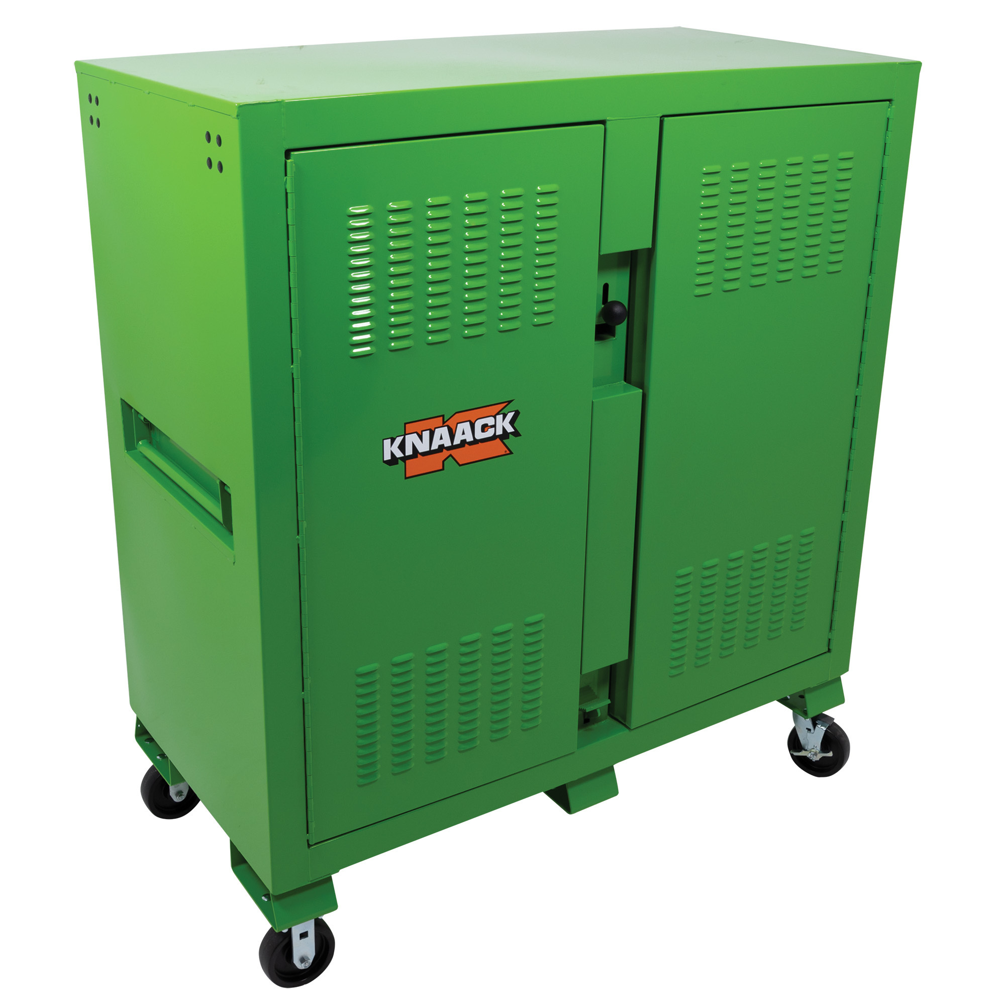 KNAACK Safety Kage Cabinet, 59.4 Cu. Ft., 60in.W x 30in.D x 60in.H, Green, Model# 139-SK-02-KL